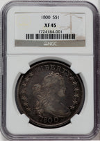 1800 S$1 Early Dollar NGC XF45