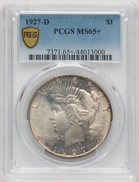 1927-D $1 Peace Dollar PCGS MS65+