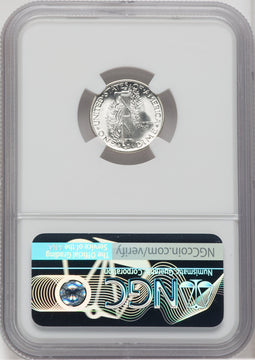 1944-S 10C FB Mercury Dime NGC MS68