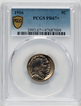 1916 5C Proof Buffalo Nickel PCGS PR67+