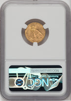 1927 $2.50 Indian Quarter Eagle NGC MS64+