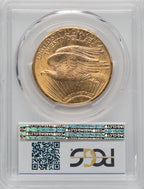 1925-D $20 Saint-Gaudens Double Eagle PCGS MS62+