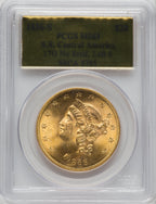 1856-S $20 NoSerLf S Liberty Double Eagle PCGS MS63