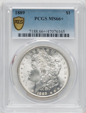 1889 $1 Morgan Dollar PCGS MS66+