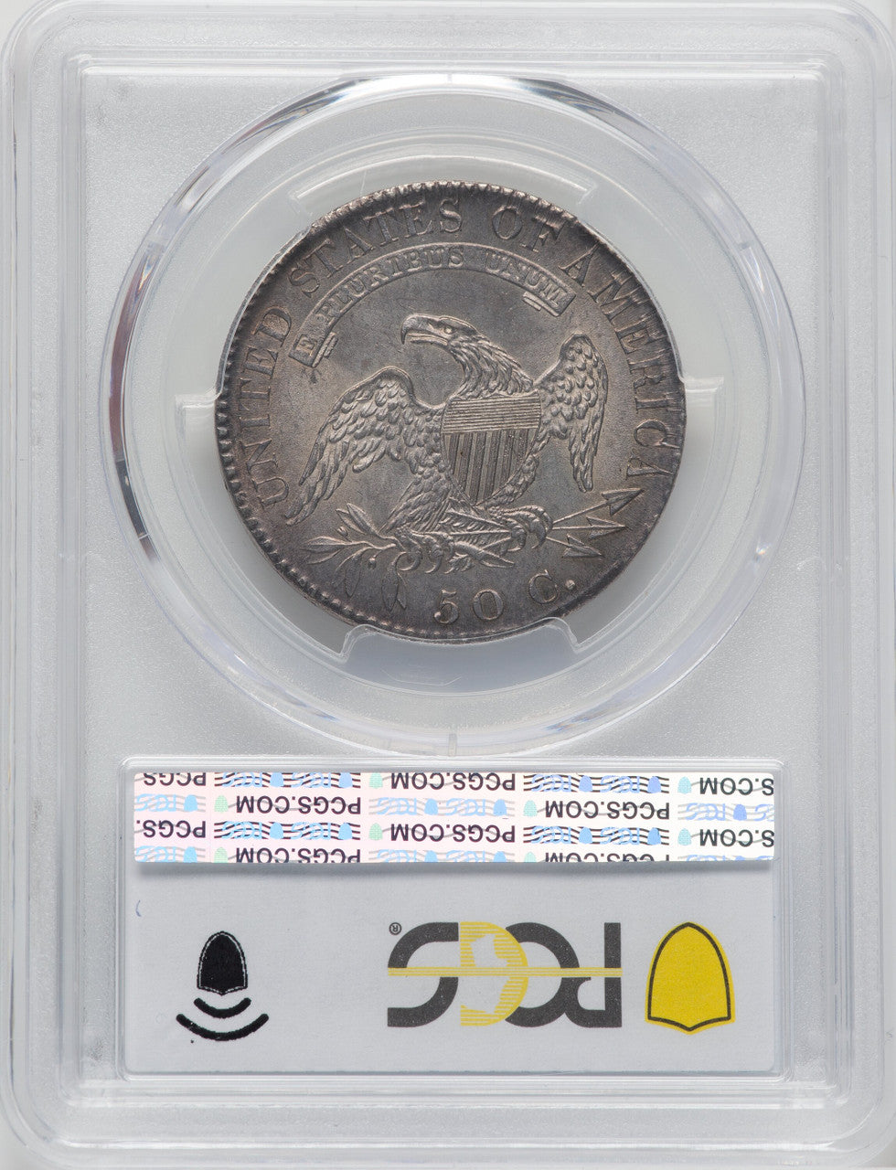 1820/19 50C Curl Base 2 Bust Half Dollar PCGS MS63