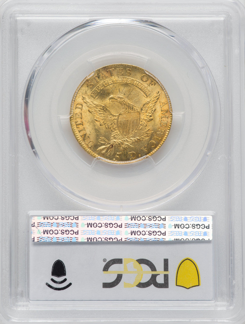 1811 $5 Tall 5 Early Half Eagle PCGS MS64
