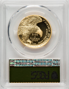 2019-W $100 High Relief Enhanced First Day of Issue 1 of 250 PCGS SP70