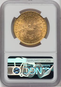 1896 $20 Liberty Double Eagle NGC MS63 (571684048)