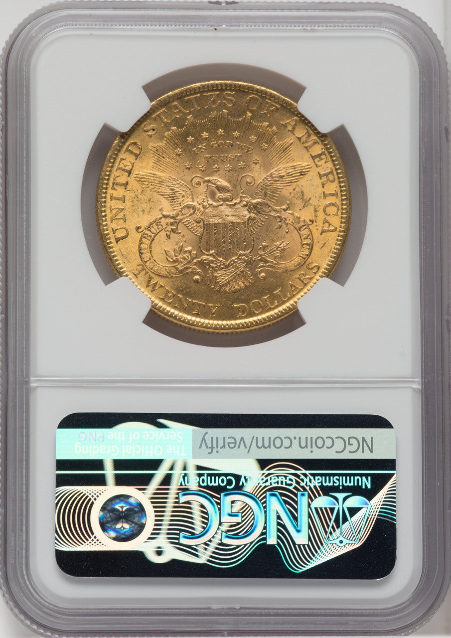 1896 $20 Liberty Double Eagle NGC MS63 (571684048)