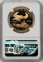1988-W $50 One-Ounce Gold Eagle Mike Castle Signature NGC PF70