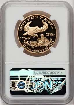 2001-W $50 One-Ounce Gold Eagle NGC PF70