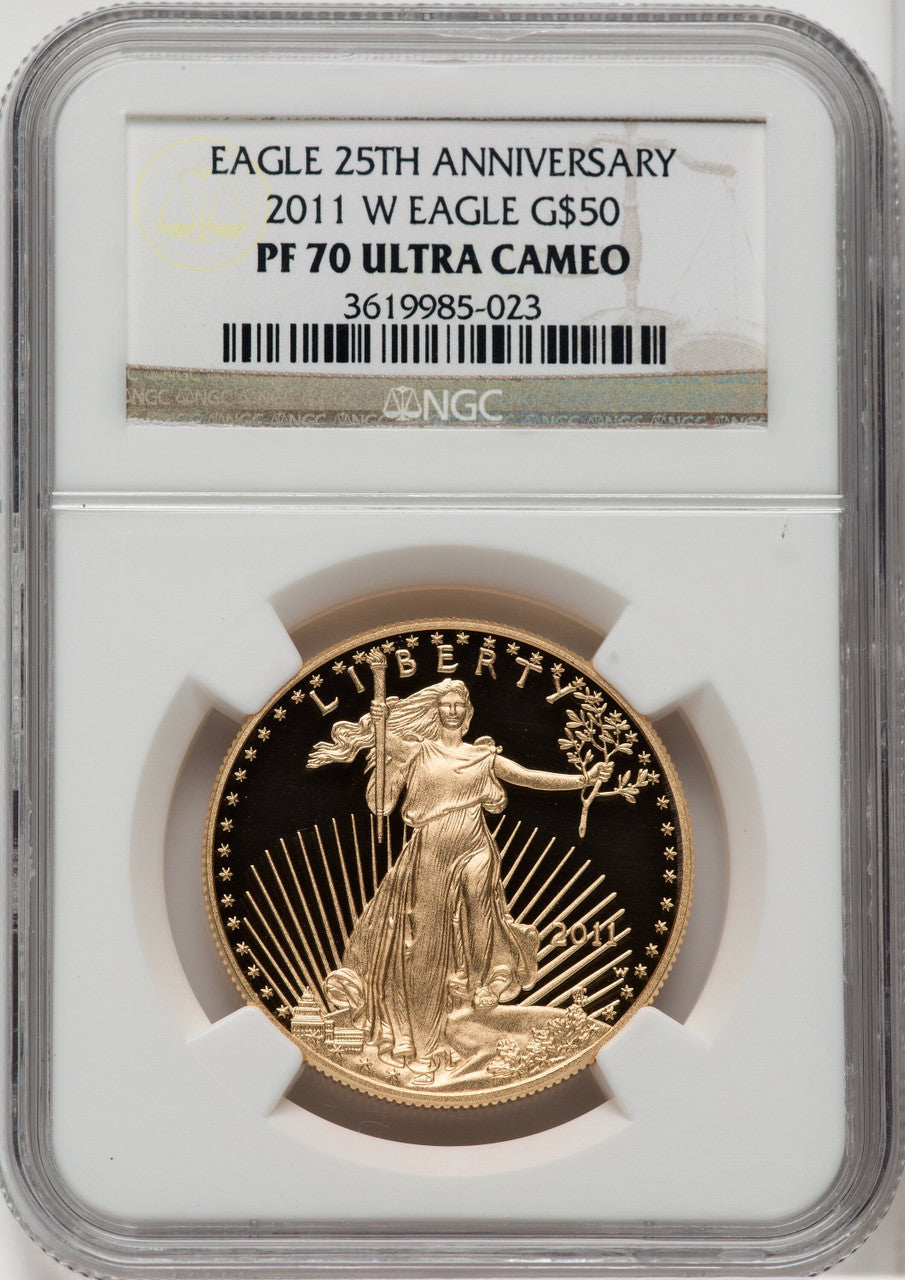 2011-W $50 One-Ounce Gold Eagle NGC PF70