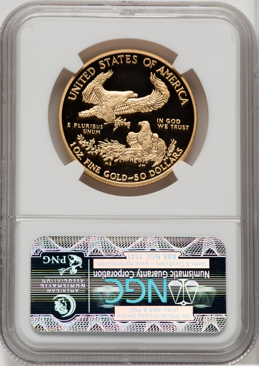 2012-W $50 One-Ounce Gold Eagle NGC PF70