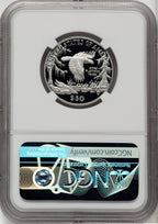 1999-W $50 Half-Ounce Platinum Eagle Statue of Liberty Brown Label NGC PF70