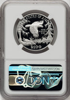 1999-W $100 One-Ounce Platinum Eagle Statue of Liberty NGC PF70