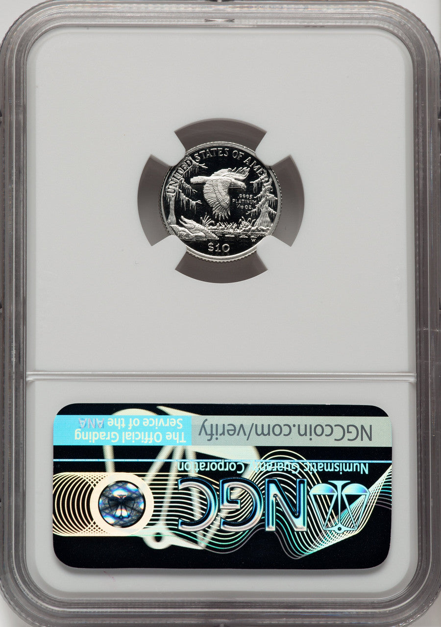 1999-W $10 Tenth-Ounce Platinum NGC PF70