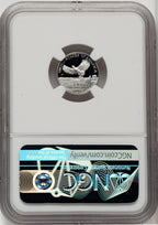 2000-w $10 Tenth-Ounce Platinum Brown Label NGC PF70