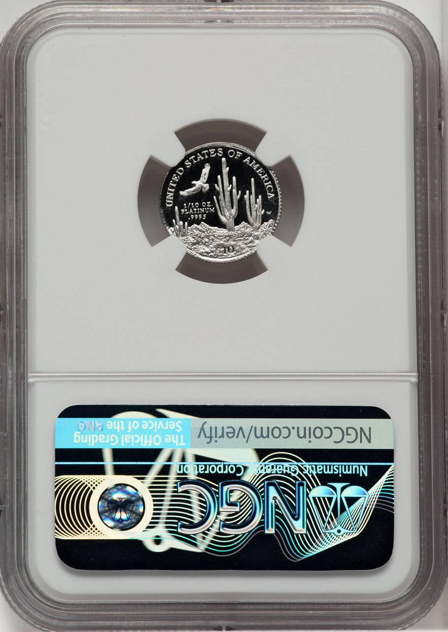2001-W $10 Tenth-Ounce Platinum NGC PF70