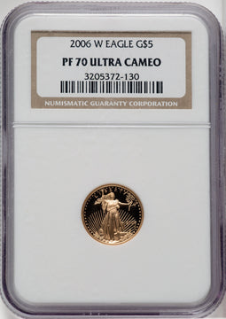 2006-W $5 Tenth-Ounce Gold Eagle NGC PF70
