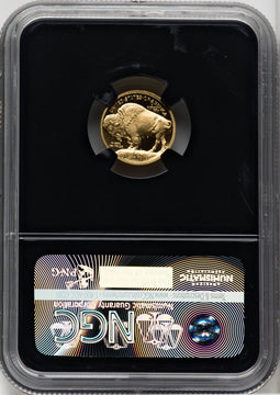 2008-W $5 Tenth-Ounce Gold Buffalo .9999 Fine Gold NGC PF70