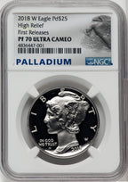 2018-W $25 Palladium First Strike NGC PF70 (763753002)