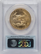 2014-W $50 One-Ounce Gold Eagle First Strike PCGS MS70