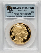 2015-W $50 One-Ounce Gold Buffalo First Strike PCGS PR70