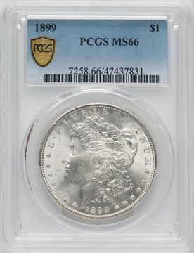 1899 $1 Morgan Dollar PCGS MS66
