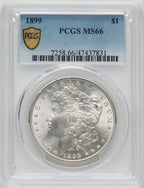 1899 $1 Morgan Dollar PCGS MS66