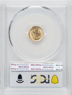 1852 G$1 Gold Dollar PCGS MS63