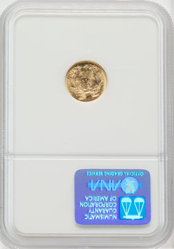 1874 G$1 Gold Dollar NGC MS63