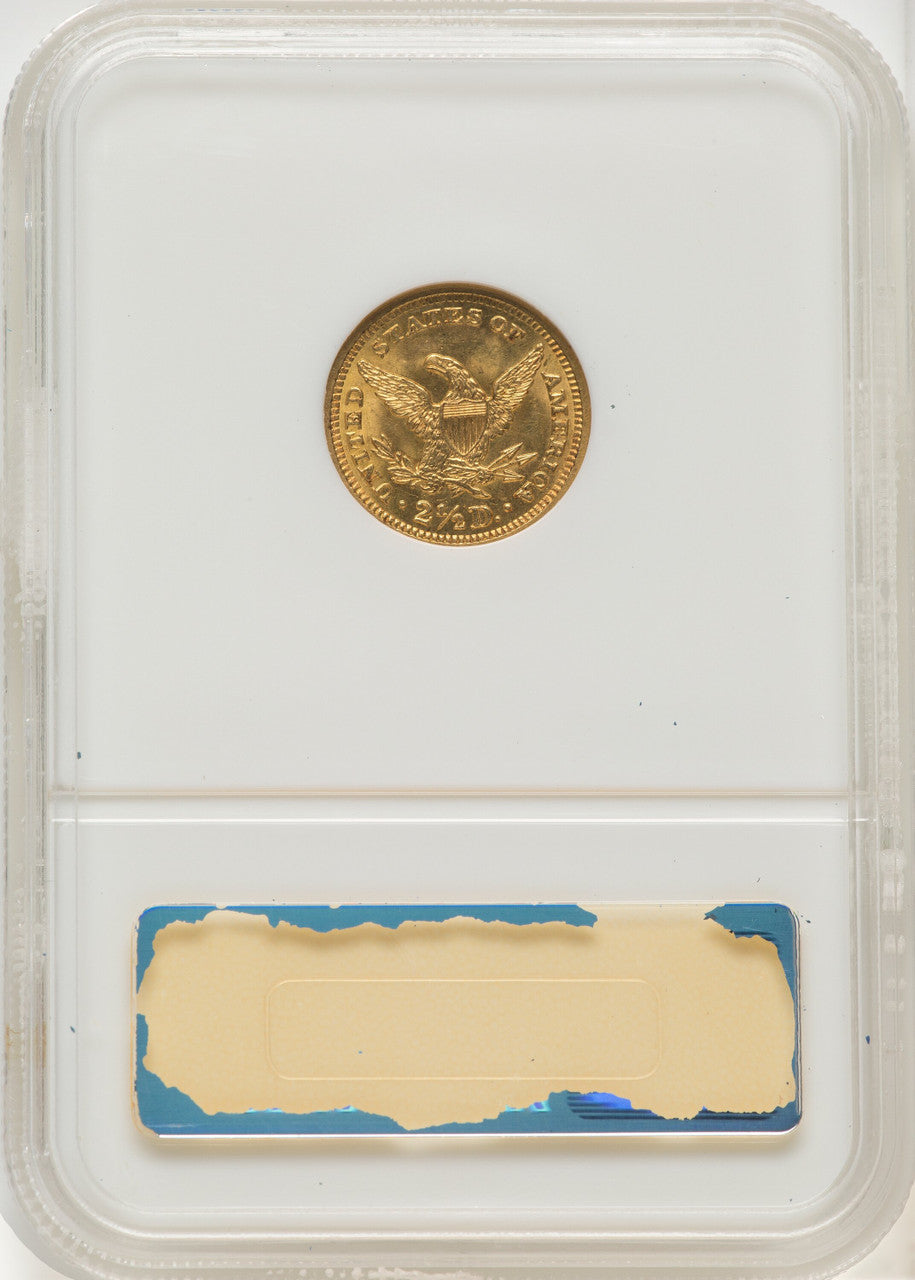 1907 $2.50 CAC Liberty Quarter Eagle NGC MS64