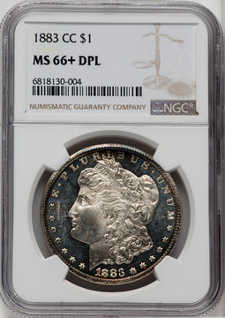 1883-CC $1 DM Morgan Dollar NGC MS66+
