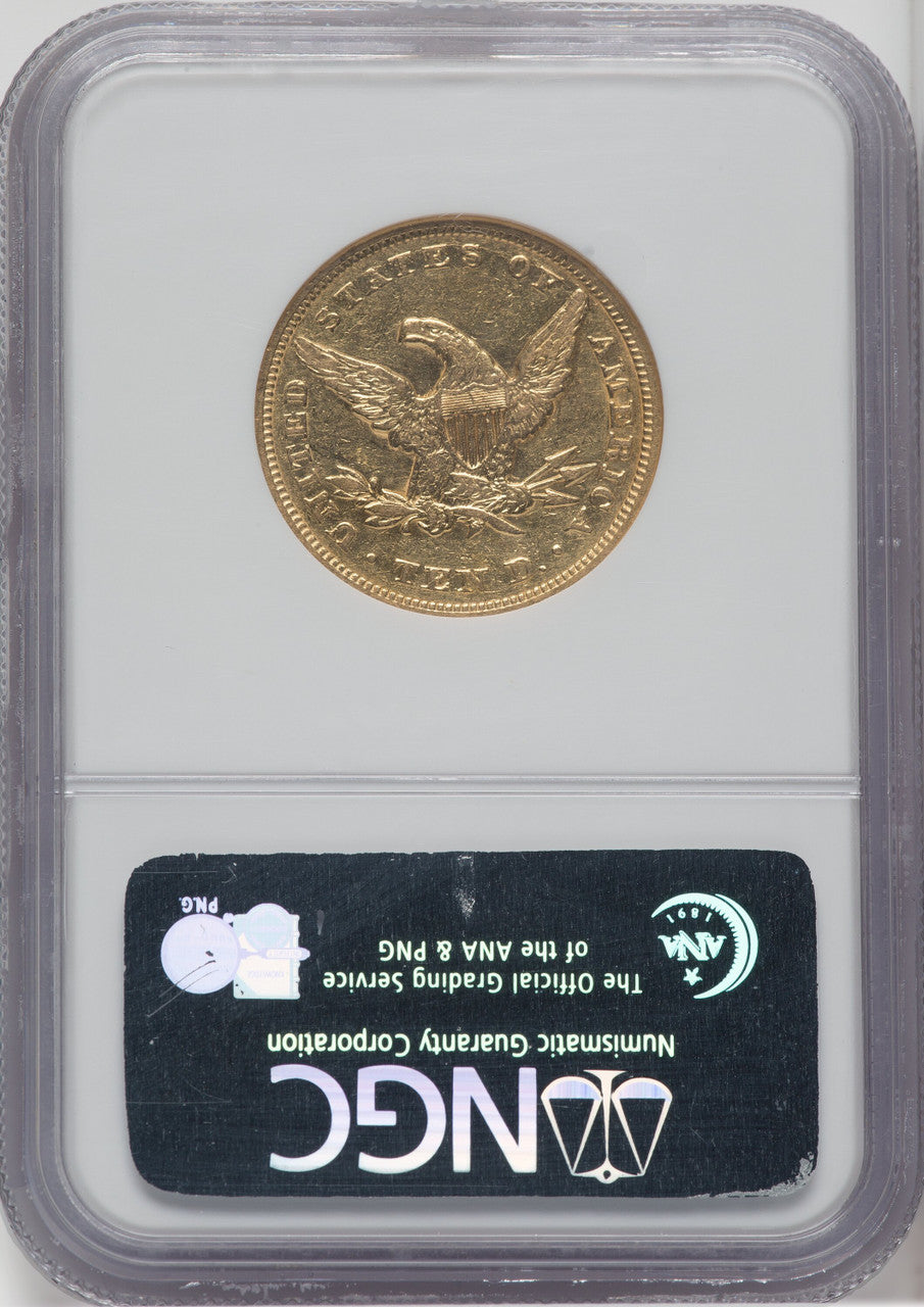 1850 $10 Small Date Liberty Eagle NGC XF45