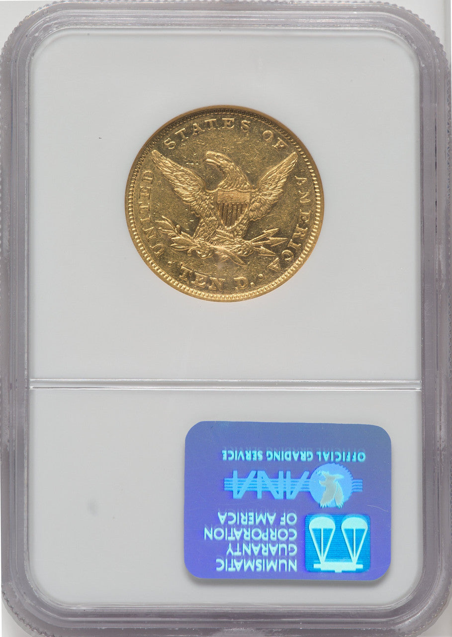 1856 $10 Liberty Eagle NGC AU55