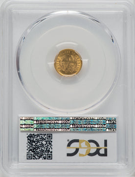 1853 G$1 Gold Dollar PCGS MS64