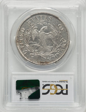 1797 S$1 9x7 Stars Large Letters Early Dollar PCGS AU53