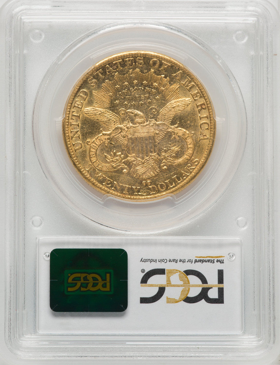1892-CC $20 Liberty Double Eagle PCGS AU58