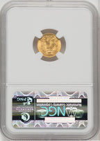 1855 G$1 Type Two CAC Gold Dollar NGC MS66+