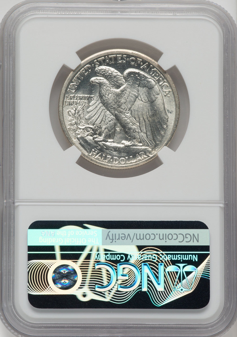 1918-S 50C Walking Liberty Half Dollar NGC MS65