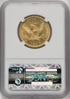 1842 $10 Small Date Liberty Eagle NGC MS61