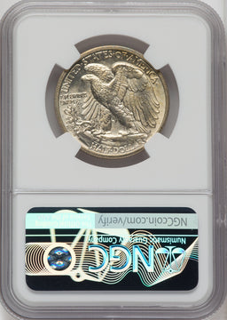 1918-S 50C Walking Liberty Half Dollar NGC MS64