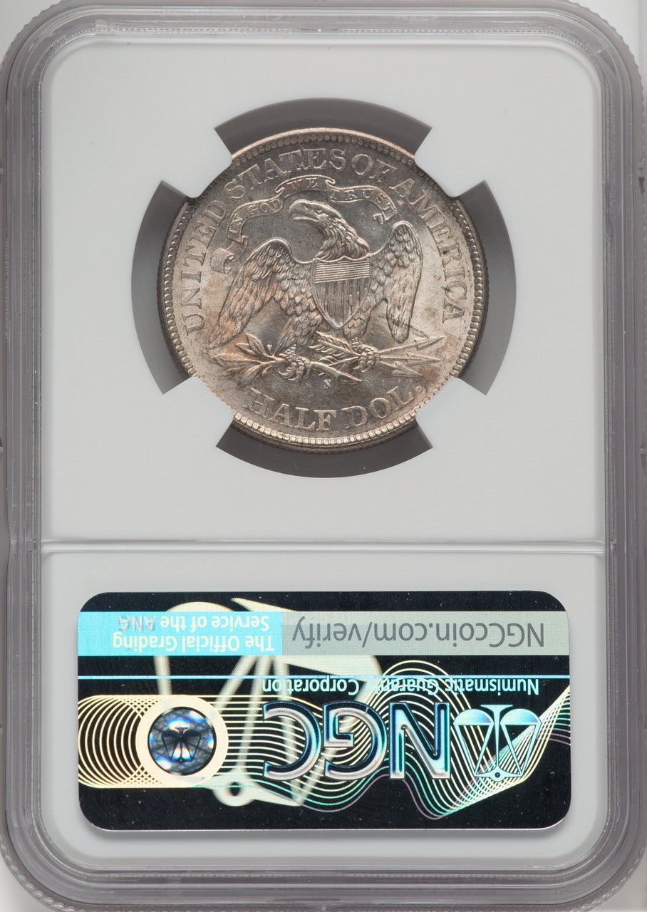 1875-S 50C Seated Half Dollar NGC MS64 (517913055)