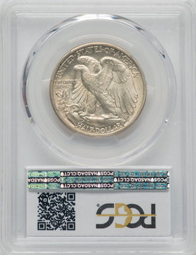 1938-D 50C Walking Liberty Half Dollar PCGS MS62
