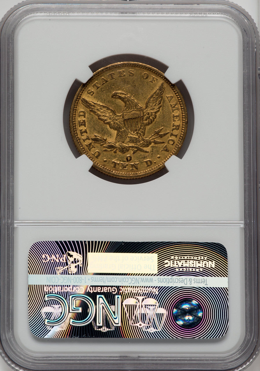 1847-O $10 Liberty Eagle NGC AU55