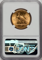 1912-S $10 Indian Eagle NGC MS62