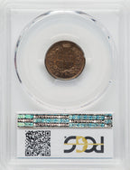 1869 1C RB CAC Indian Cent PCGS MS64