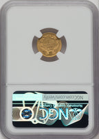 1856-S G$1 Type 2 Gold Dollar NGC AU58