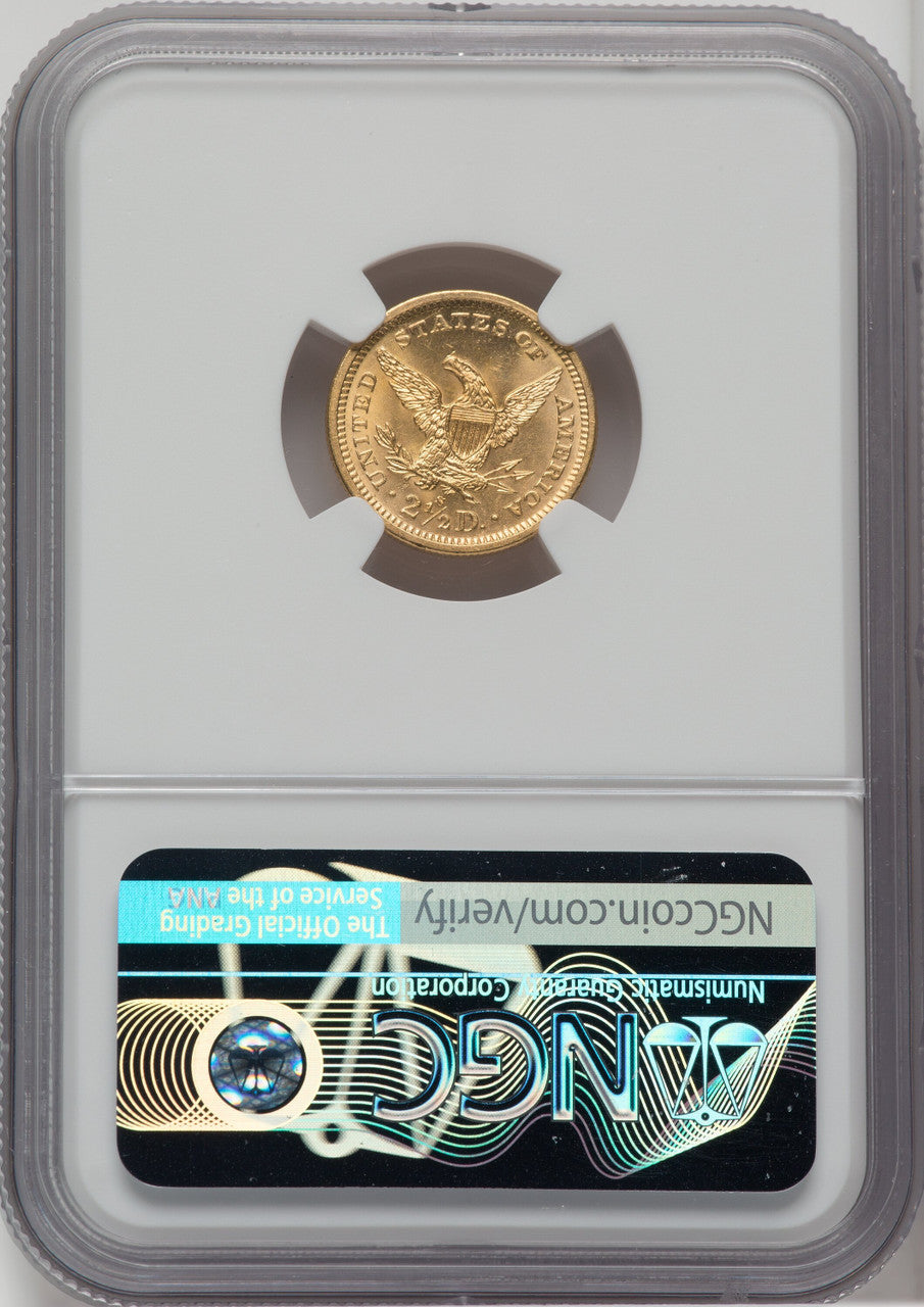 1878-S $2.50 Liberty Quarter Eagle NGC MS64