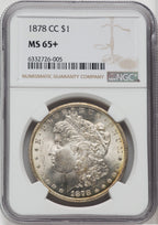 1878-CC $1 Morgan Dollar NGC MS65+